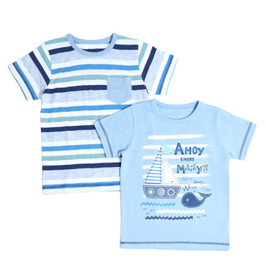 Toddler Fashion T-Shirts - Pack Of 2